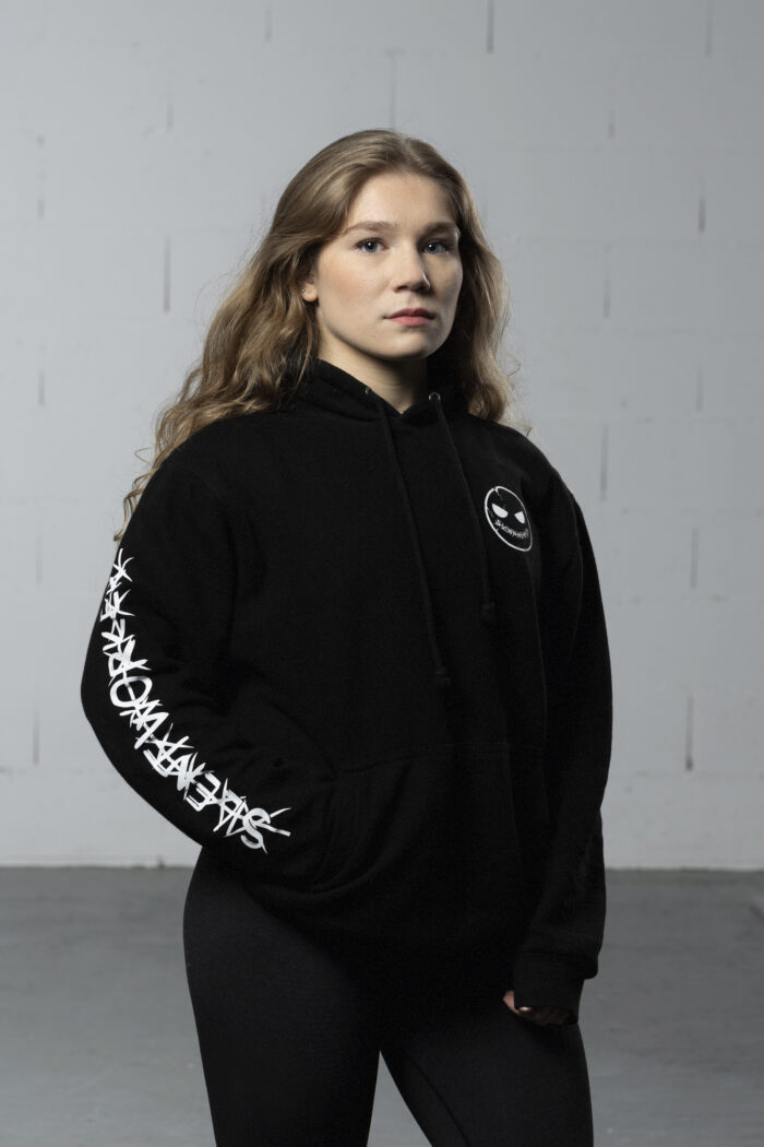 BLACK CLASSIC HOODIE – Image 4